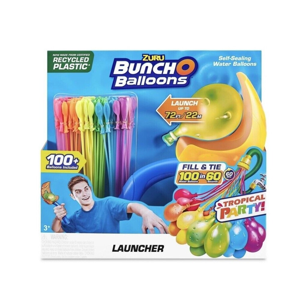 Bunch O Balloons Tropical Party Rapid-Filling Self-Sealing Water Balloon… - Picture 1 of 6